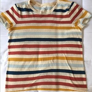 Madewell striped tee size small